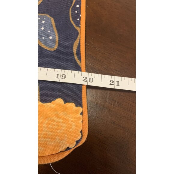 Ikea Aromatisk Cotton 20" X 20" Pillowcase Floral Blue Yellow - Picture 5 of 6